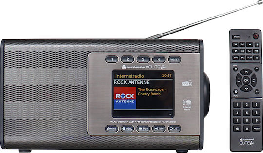 Soundmaster IR7000TI Επιτραπέζιο Ραδιόφωνο DAB+ με Bluetooth Γκρι