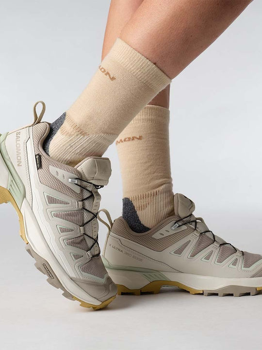 Salomon X Ultra 360 Edge Gtx Γυναικεία Ορειβατικά Παπούτσια Αδιάβροχα με Μεμβράνη Gore-Tex Ροζ