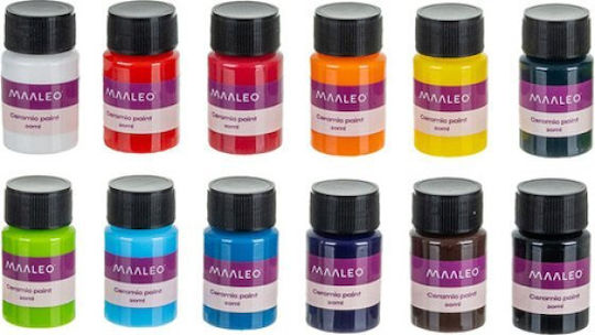 Maaleo Farben Glas Keramik 12 Farben 26296 18599-0