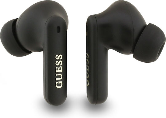 Guess 4G Script Logo In-ear Bluetooth Handsfree Earphones with Sweat Resistance and Charging Case Pink