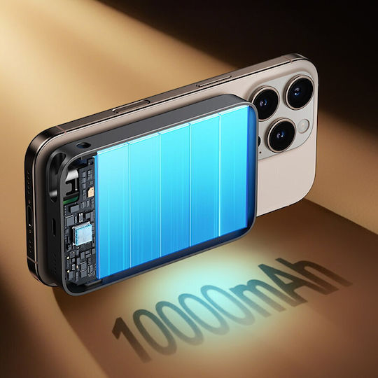 Joyroom JR-PBM02 MagSafe Power Bank 10000mAh 22.5W με Θύρα USB-C Μαύρο