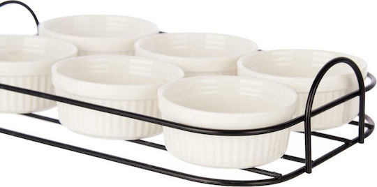 Atmosphera Porzellan Ordnungshüter 6 Schlitze Weiß W23.5xL16xH6cm 1Stück Atmosphera Porzellan Ordnungshüter 6 Schlitze Weiß W23.5xL16xH6cm 1Stück