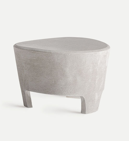 Side Coffee Table Light Gray Side Coffee Table Light Gray