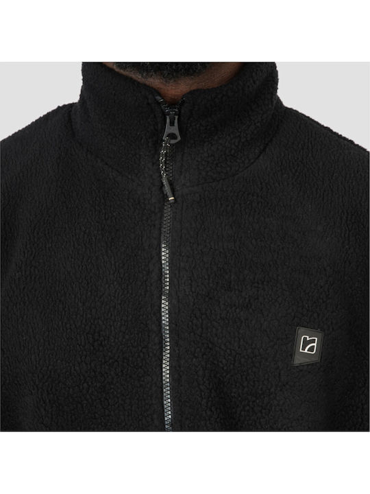 Ανδρική Ζακέτα Fleece Μαύρη