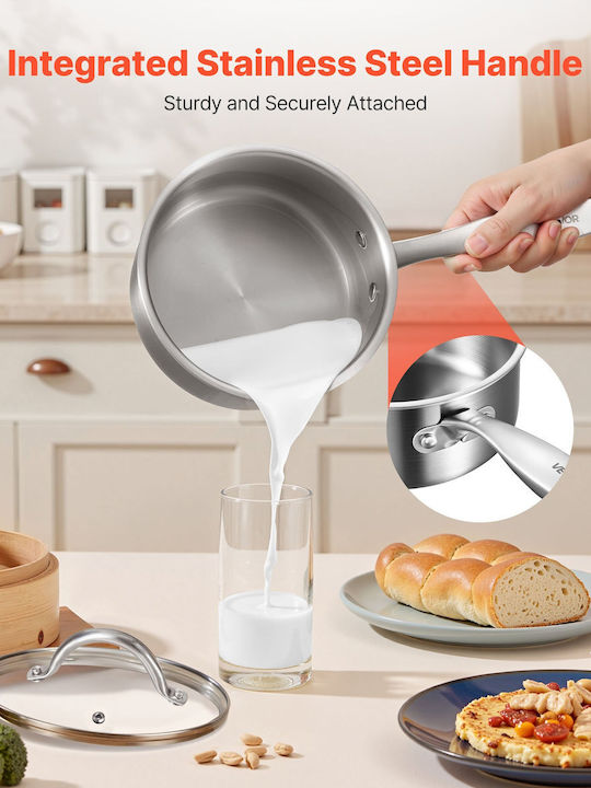 Vevor Κατσαρολάκι Γάλακτος 1.5lt / 16cm