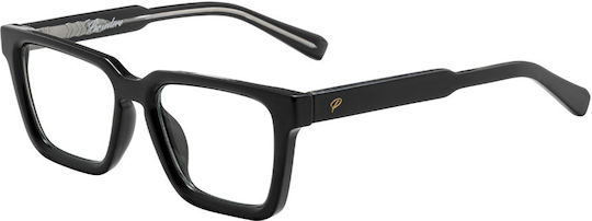 Padova Premium Schwarze Blaulichtblockierende Brille