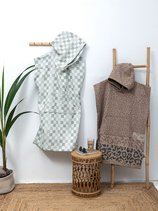 Palamaiki Cotton Beach Poncho Brown