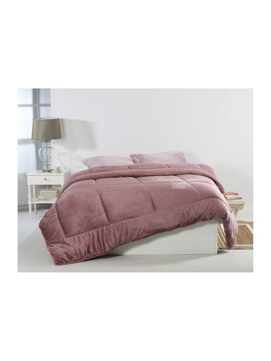 Silk Fashion Duvet Cover Queen 220x240cm Solid Rust Red 320 GSMGsm