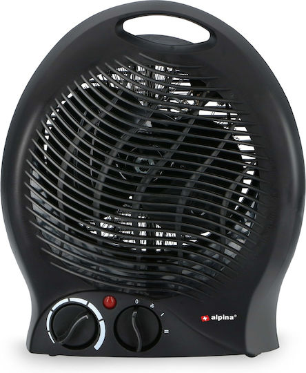 Alpina Heizlüfter Boden Schwarz 2000W
