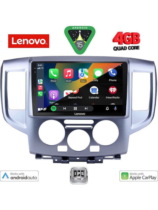 Lenovo Car Audio System for Nissan NV200 2009 (Bluetooth/USB/WiFi/GPS/Apple-Carplay/Android-Auto) with Touch Screen 9"