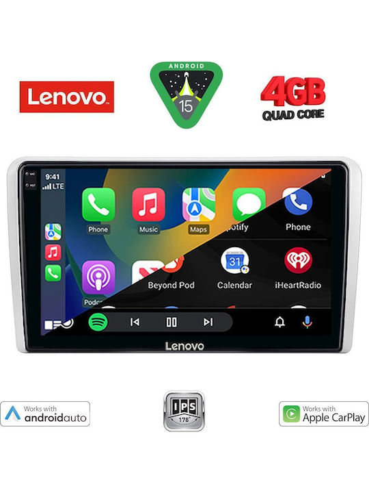 Lenovo Car Audio System for Opel Corsa / Tigra / Vectra 2004-2014 (Bluetooth/USB/WiFi/GPS/Apple-Carplay/Android-Auto) with Touch Screen 9"