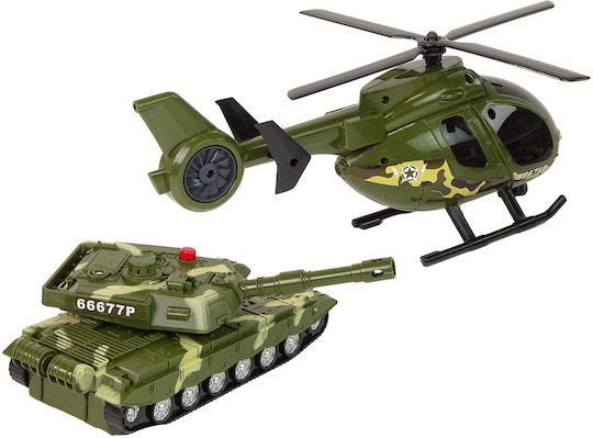 Lean Toys Военен Резервоар Пулбек