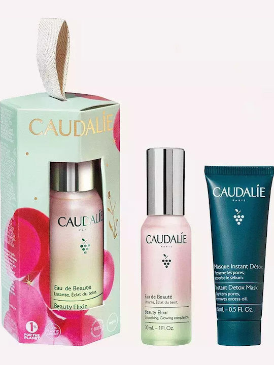 Caudalie Beauty Elixir Комплект за грижа за кожата за Хидратация, Блясък & Стягане на кожата 2бр