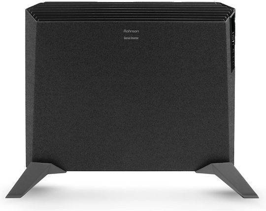 Rohnson Genius Convector Heater Floor / Wall 2000W with Electronic Thermostat and WiFi Black