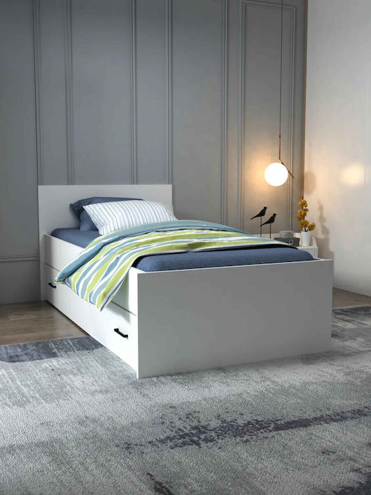 Single Bed 90x190 Cm Without Mattress with Storage Space Second Mattress Single Bed 90x190 Cm Without Mattress with Storage Space Second Mattress