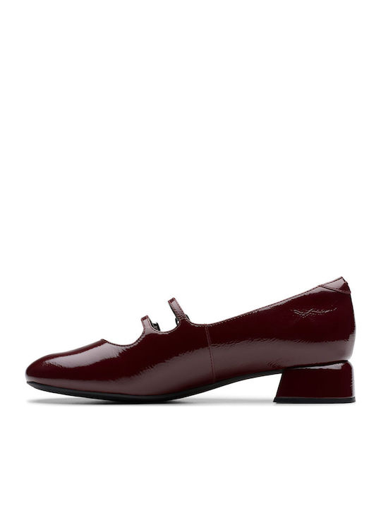 Burgundy Heels Daiss30 Shine