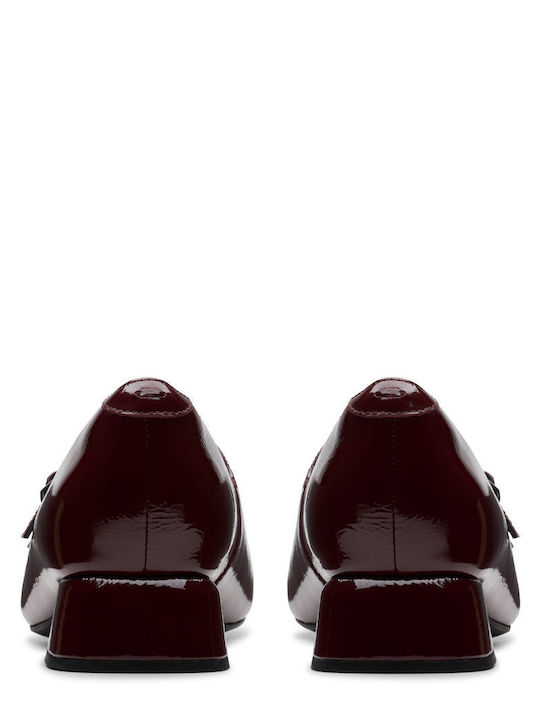 Burgundy Heels Daiss30 Shine