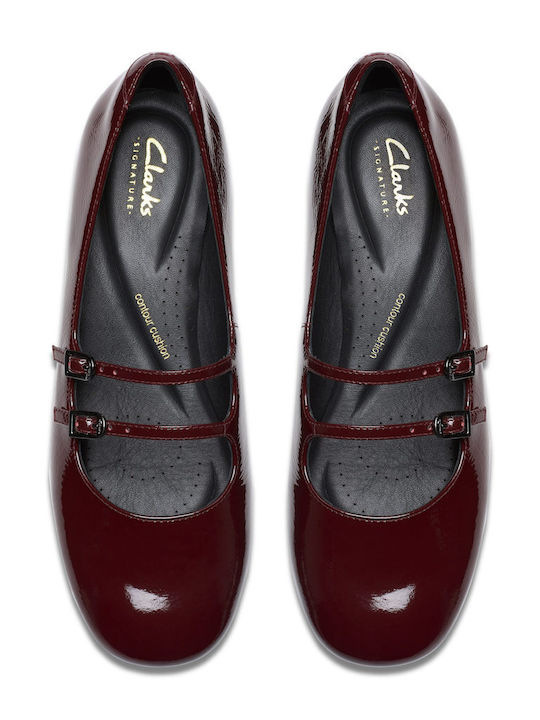 Burgundy Heels Daiss30 Shine
