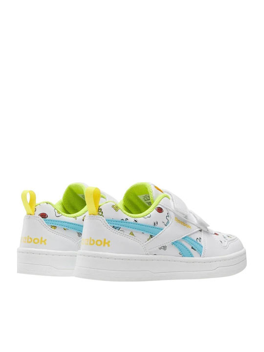 Royal Prime 2.0 Kids Sneakers with Hoop & Loop Closure White