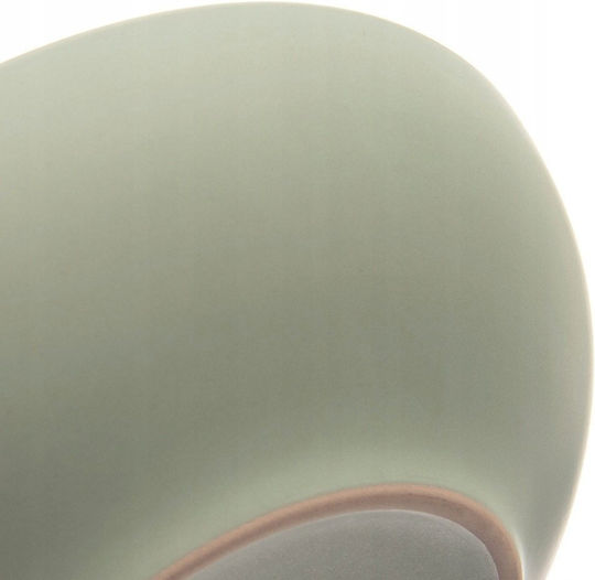 Lumarko Farfurie adâncă Ceramică Verde cu Diametru 20.5cm