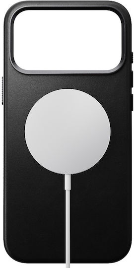 Nomad Back Cover Piele Negru (iPhone 17 Pro)
