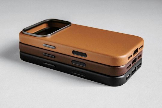 Nomad Back Cover Piele Negru (iPhone 17 Pro)