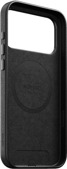 Nomad Back Cover Piele Negru (iPhone 17 Pro)