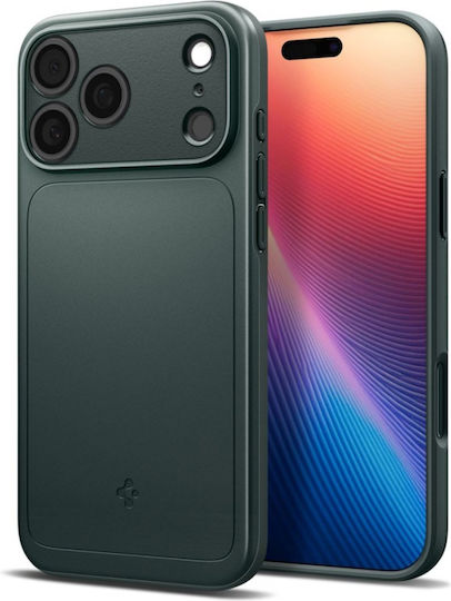 Spigen Thin Fit Mag Back Cover Plastic / Silicone Green (iPhone 17 Pro Max)
