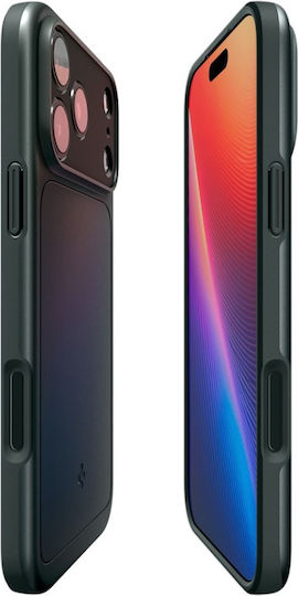 Spigen Thin Fit Mag Back Cover Plastic / Silicone Green (iPhone 17 Pro Max)