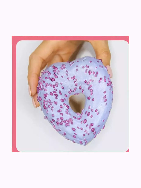 Silicone Bakeware Tins & Trays 6 Heart Donuts Turquoise