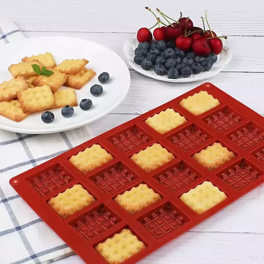 Φόρμα Σιλικόνης Mini Waffles Κύκλος