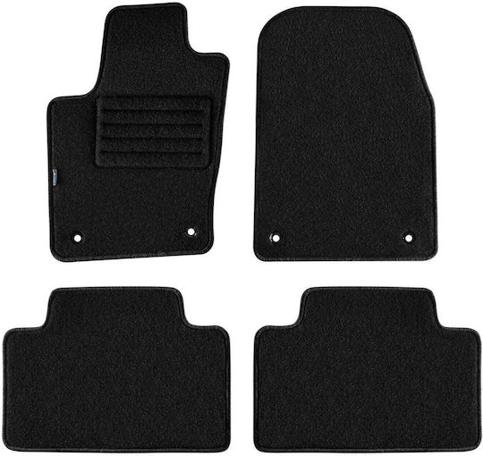 Petex Set of Front and Rear Mats 4pcs for Jeep Grand Cherokee 2010+ Black