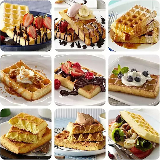 Φόρμα Σιλικόνης Mini Waffles Κύκλος