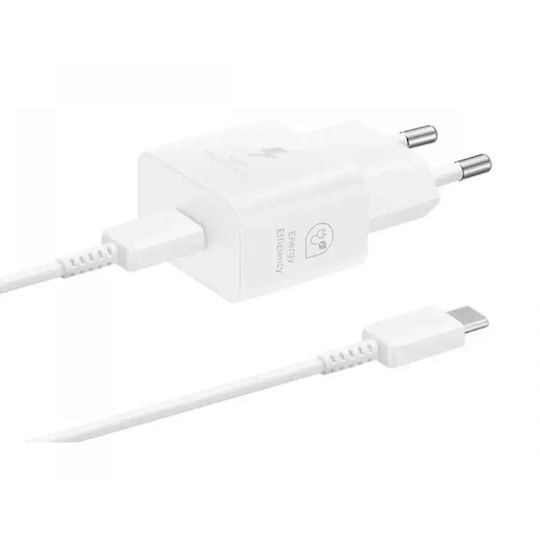 Samsung Charger with USB-C Port and Cable USB-C - USB-C 45W Power Delivery Whites (EP-T4511X)