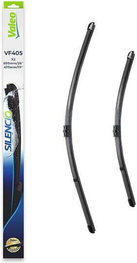 Valeo Silencio X.trm x2 Front Set Car Wiper Blades 650mm Passenger Wiper Length 475mm