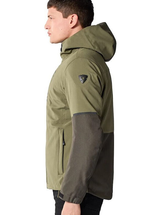Rev'IT Traffic 2 H2O Ανδρικό Μπουφάν Μηχανής Softshell 4 Εποχών Αδιάβροχο Γκρι