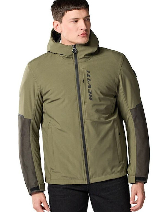 Rev'IT Traffic 2 H2O Ανδρικό Μπουφάν Μηχανής Softshell 4 Εποχών Αδιάβροχο Γκρι