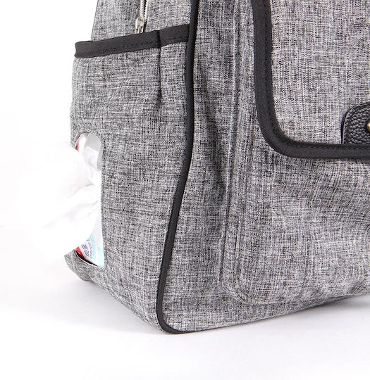 Q Play Wickeltasche-Wickeltasche Schulter/Hand Gray