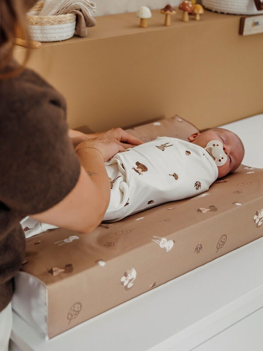 Meyco Soft Changing Pad with Cover made of Plastic Sand 70x50cm