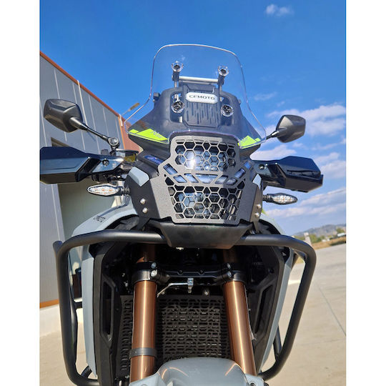 Cosmo Protecție far motocicletă Negru
