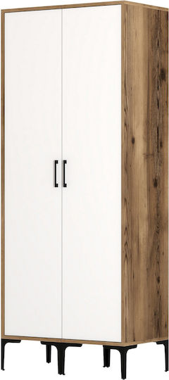 Two Door Wardrobe Ss Lidya White