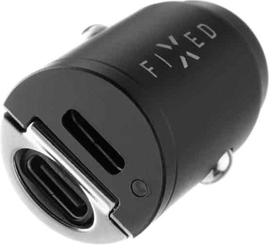 Fixed Auto-Ladegerät 30W mit 2xUSB-A Schwarz Farbe