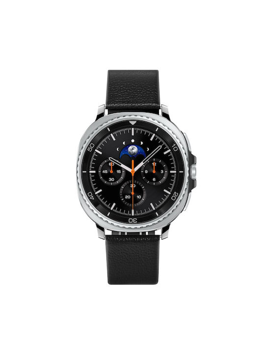 Spigen Enzo Armband Leder Schwarz (Galaxy Watch 8 / 8 Classic)