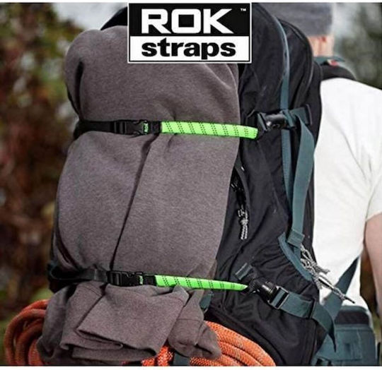 Rokstraps Stretch Strap Set Ρυθμιζόμενοι Ελαστικοί Ιμάντες Σετ 31-106cm Black Fluo Yellow