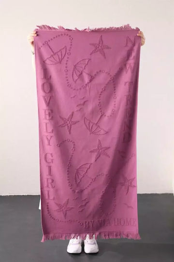 Strandtuch Mit Relief 100% Baumwolle – 70 X 140 cm