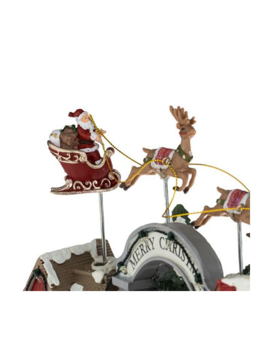 Christmas Illuminated Decorative with Movement 32x32x20.5cm.