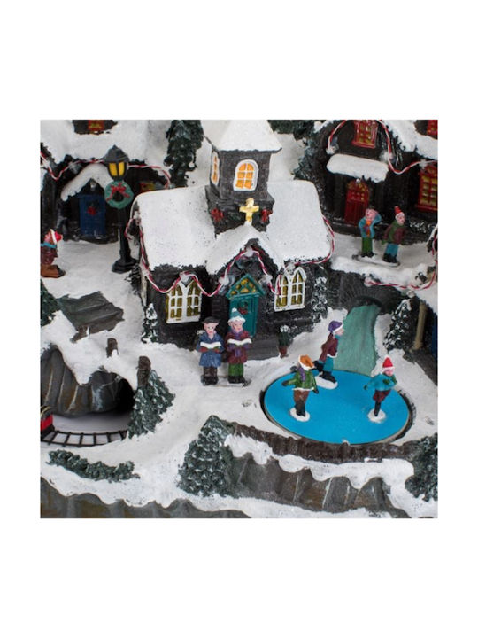 Weihnachts- Beleuchtete Dekorative Darstellung mit Musik und Bewegung 50x37x30cm