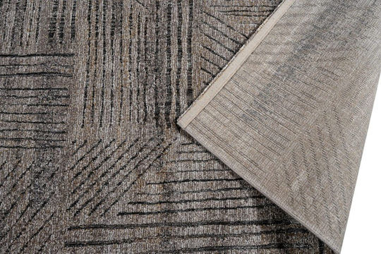 Polcarpet Cairo Giza 44002 Σετ Μοντέρνα Χαλιά Κρεβατοκάμαρας Brown Polcarpet 3τμχ