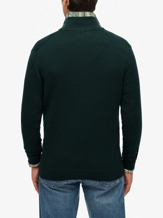Herrenblusen Langarm Pullover in Grün