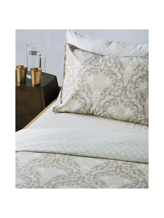 Kentia Duvet Cover Set Cotton Queen with 2 Pillowcases 220x240 Cressida 21